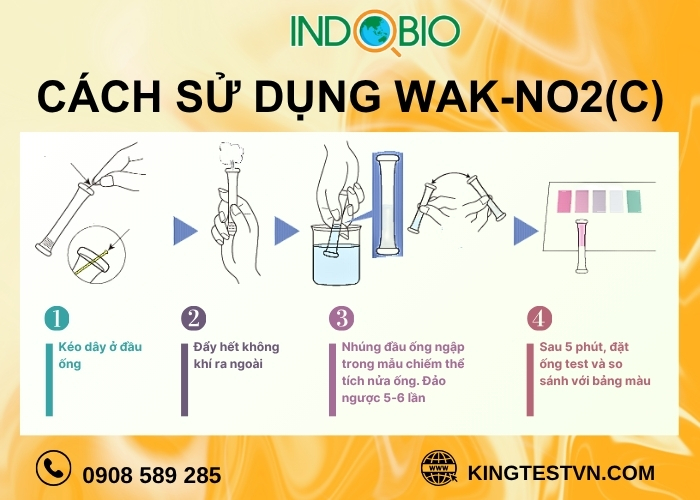 Cách sử dụng bộ test nitrit WAK-NO2(C)